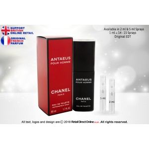 Chanel Antaeus ( Original) | Eau De Toilette | 5 ML | Atomiser Spray Sample Tester Glass Bottle | Perfume