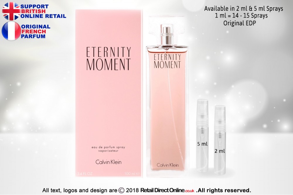 calvin klein eternity moment tester